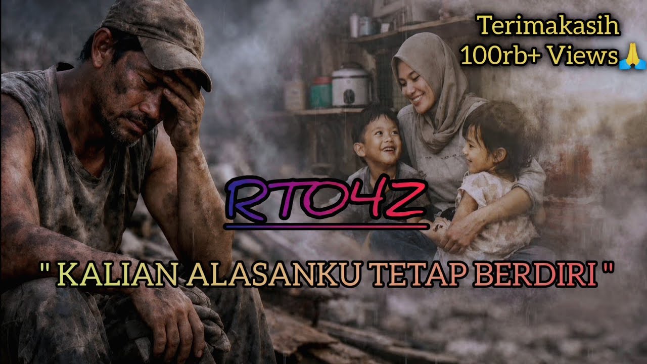 LIRIK LAGUnya Sangat MENYENTUH HATI || Perjuangan Seorang Ayah Demi Keluarga Kecilnya || by Rt04z