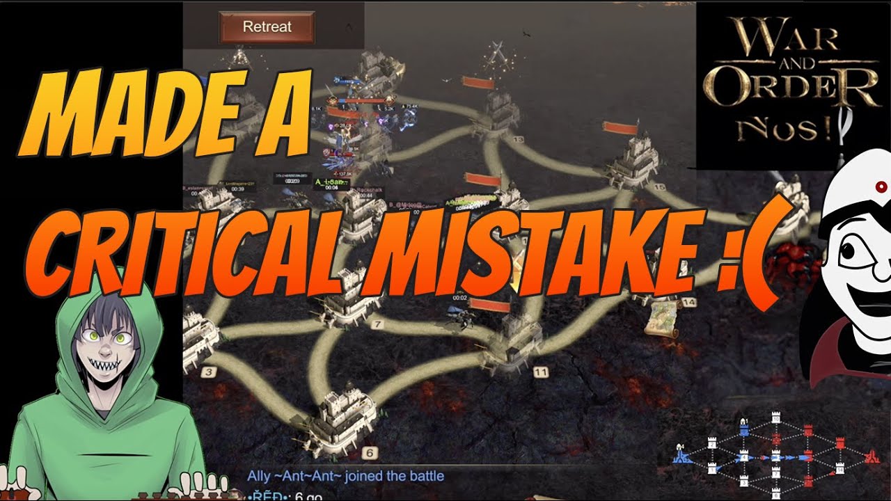 War and Order - Made a mistake in Elite Wars :(