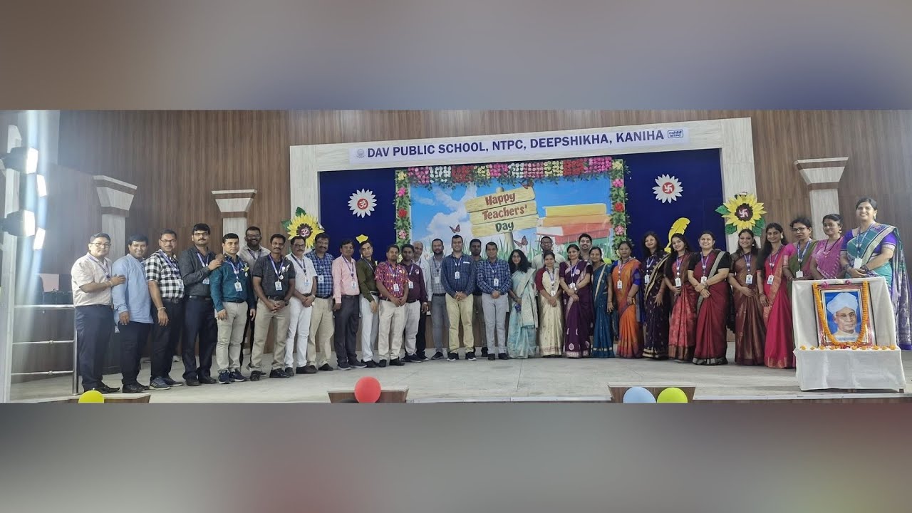 Teachers' Day 2025 celebration at DAV NTPC KANIHA 