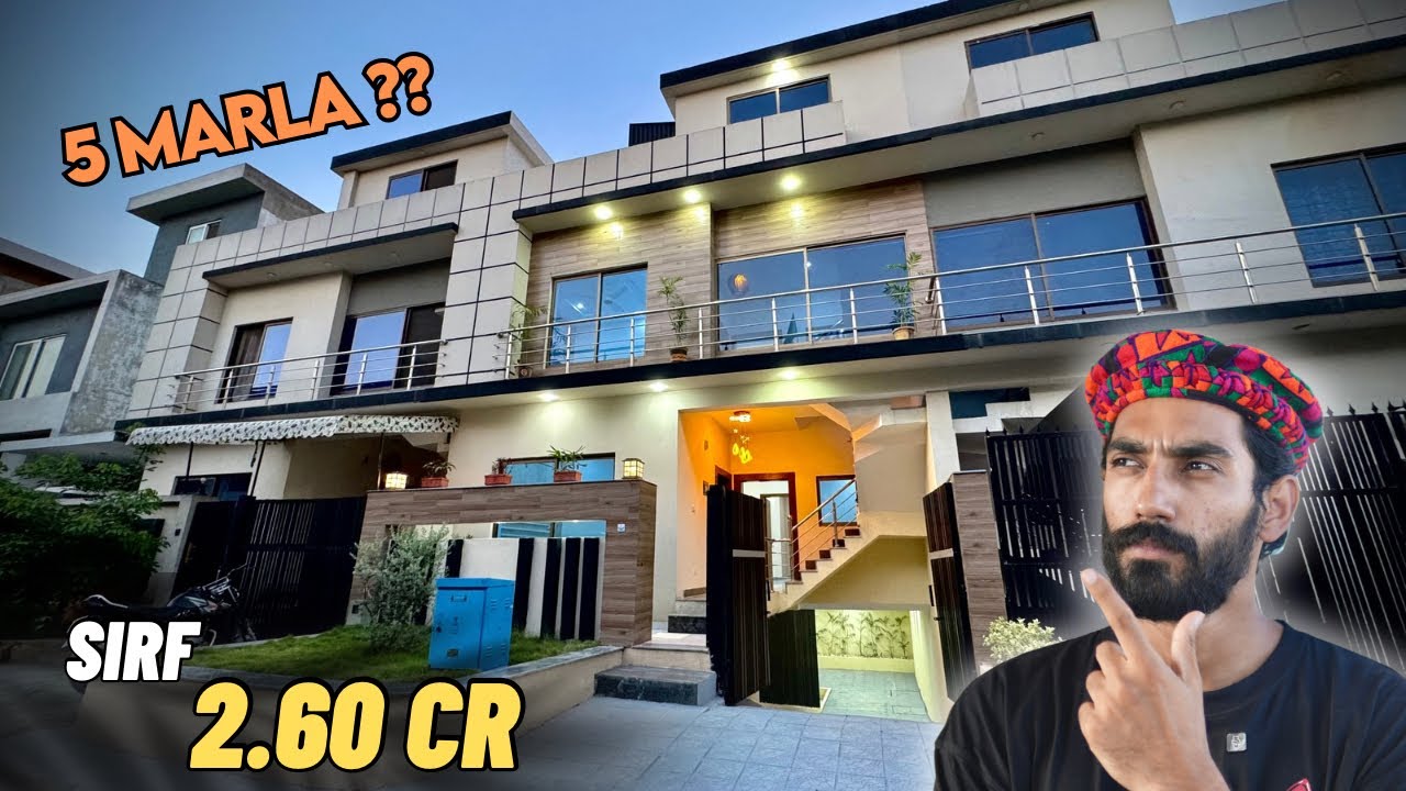 EXCEPTIONAL 5 Marla House with MALL LEVEL PARKING For Sale in B17 Islamabad