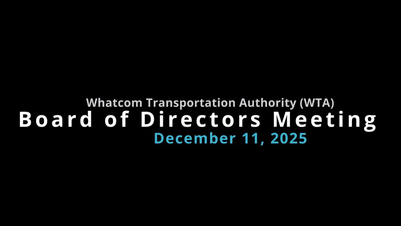 WTA Board of Directors Meeting 12/11/2025
