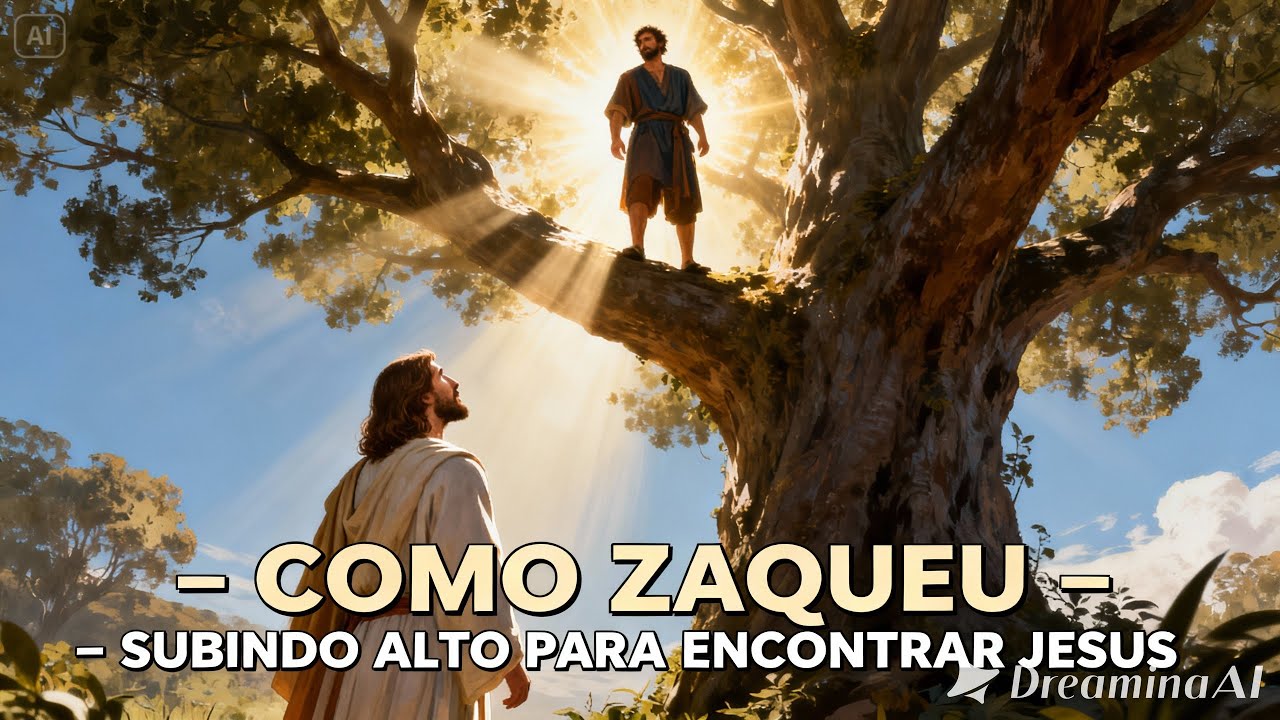 COMO ZAQUEU – SUBINDO ALTO PARA ENCONTRAR JESUS