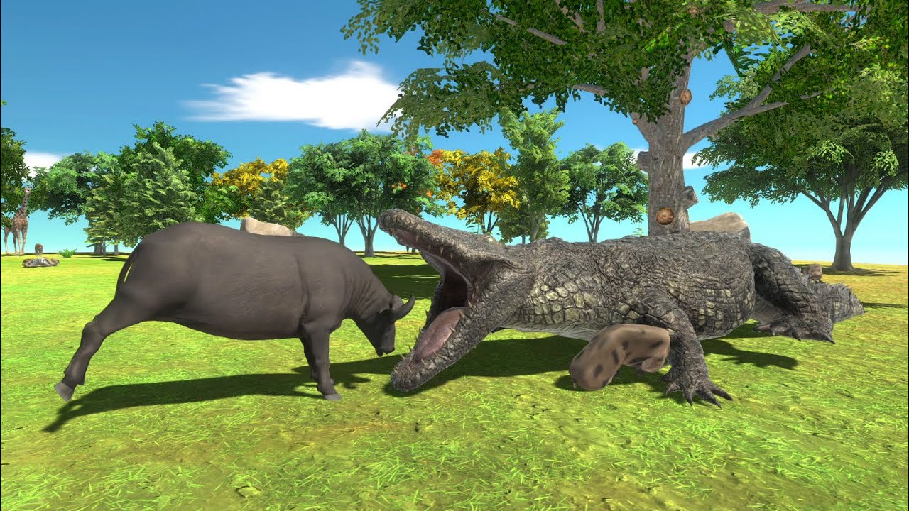 PURUSSAURUS Hunting Animals in Woodland - Animal Revolt Battle Simulator