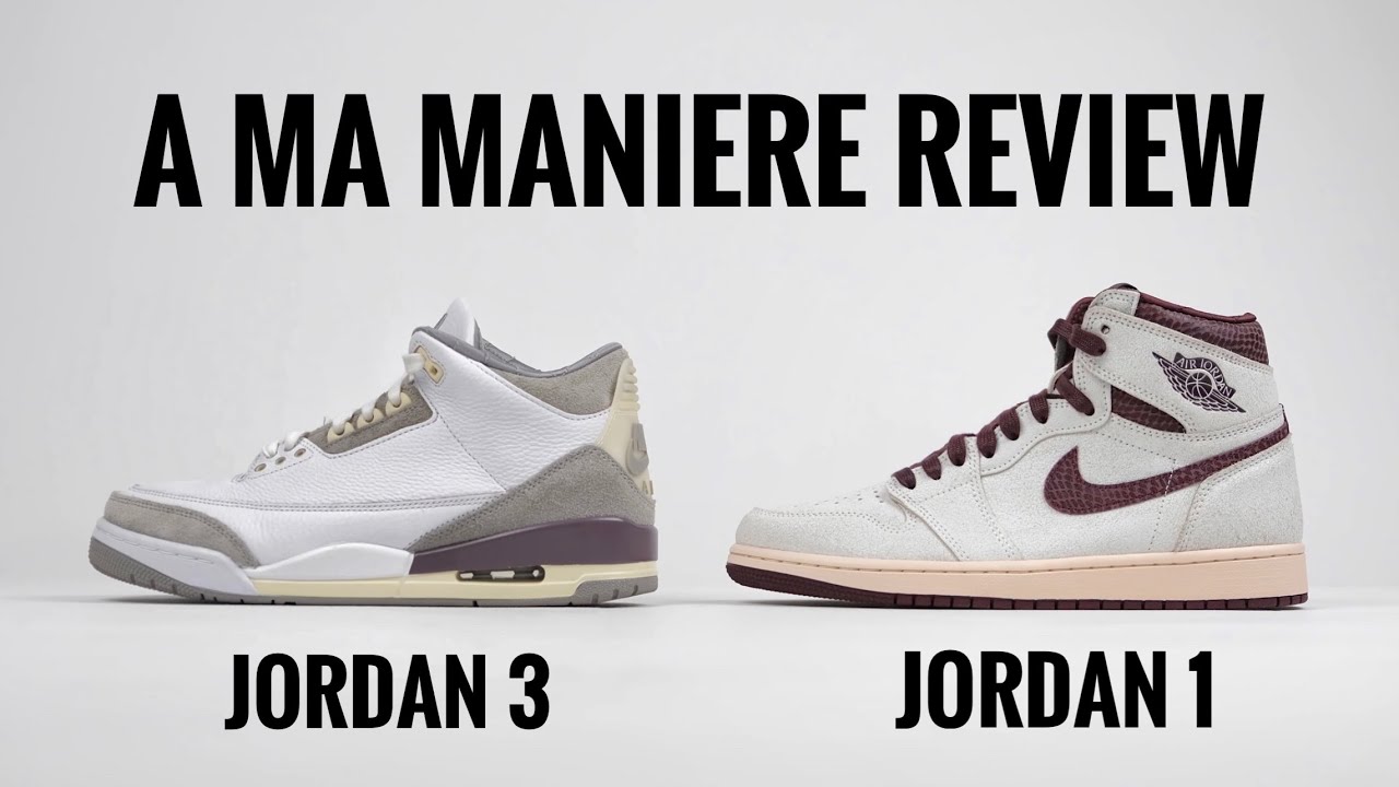 ¡UNO DE LOS MEJORES JORDAN DE LA HISTORIA! (Air Jordan 1 & 3 A Ma Maniere REVIEW)