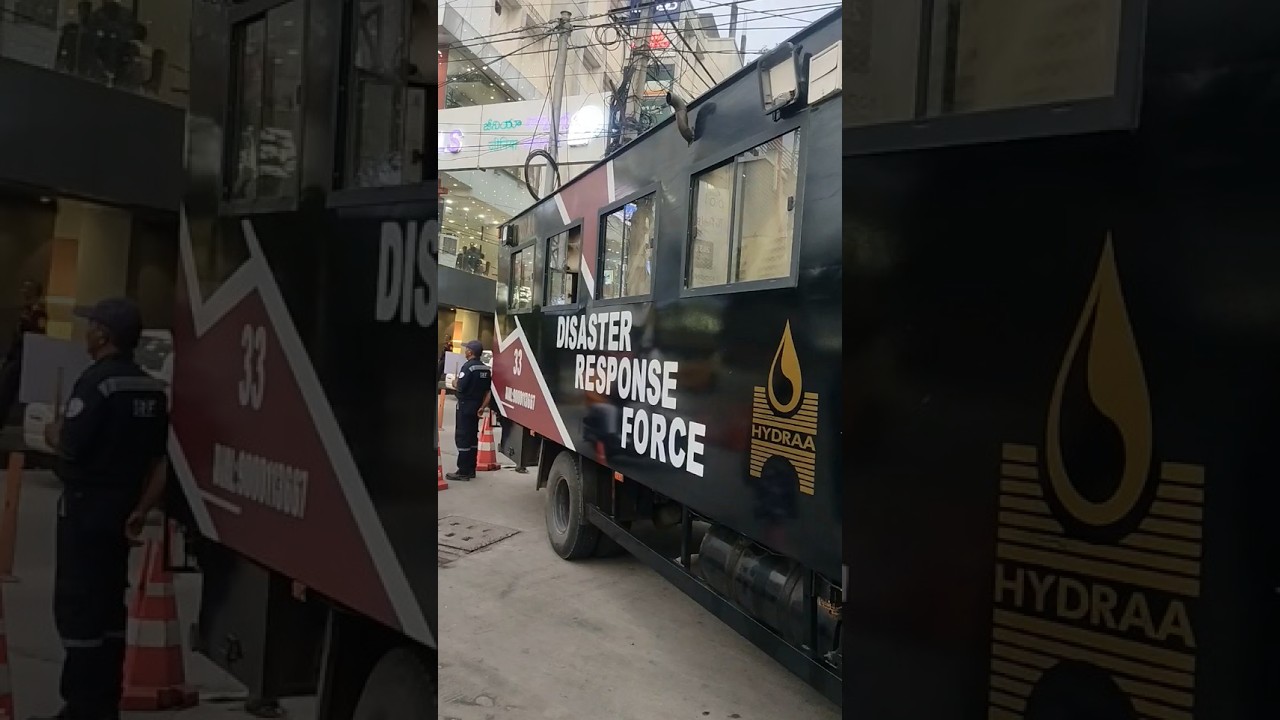 HYDRA DIASTER RESPONSE FORCE #hydra #hyderabad #city #citynews #ecil @HYDRA