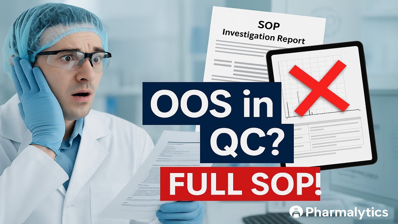 OOS in Pharma QC II How to Handle Out of Specification (OOS) in Pharma : Step by Step guideline