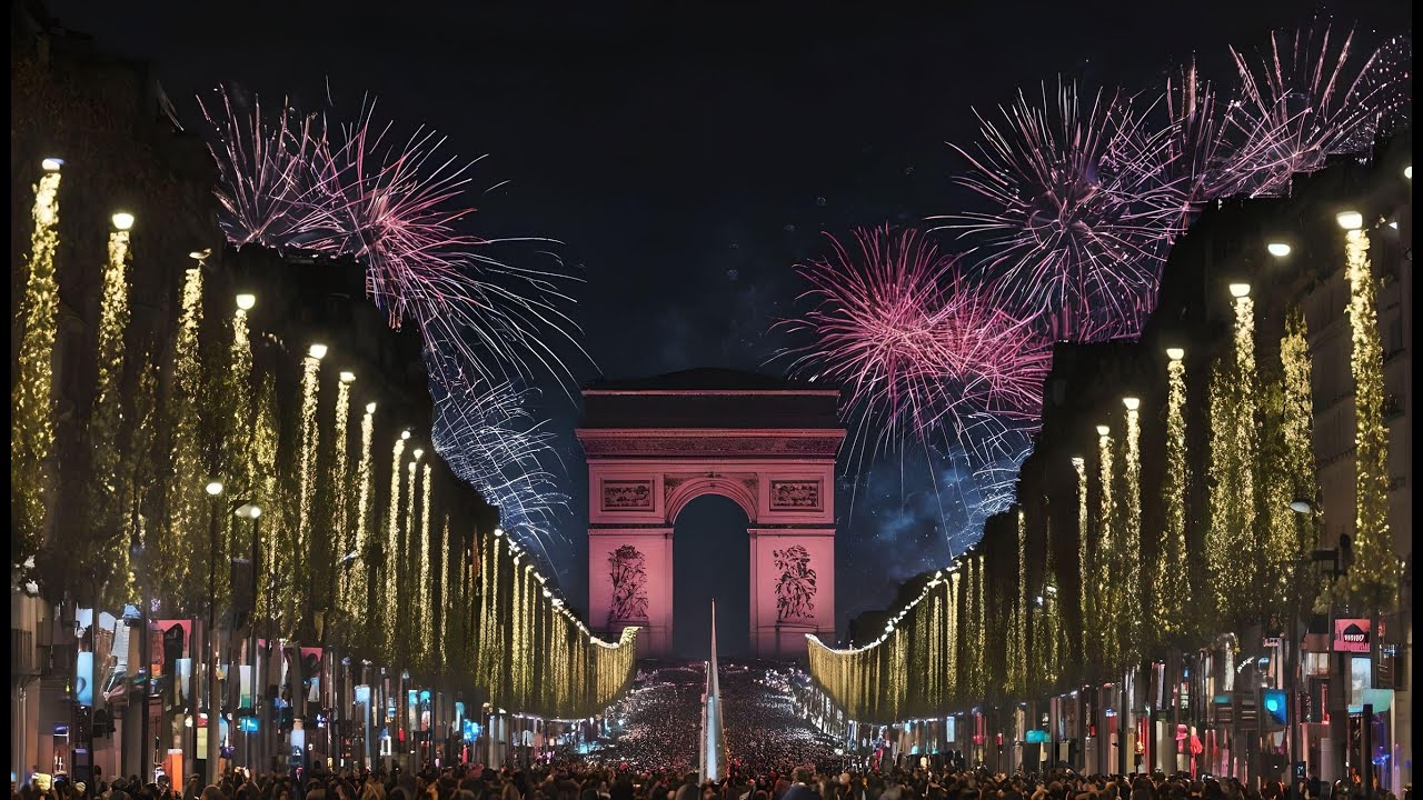 Paris live streaming- Champs-Élysées new year 2025