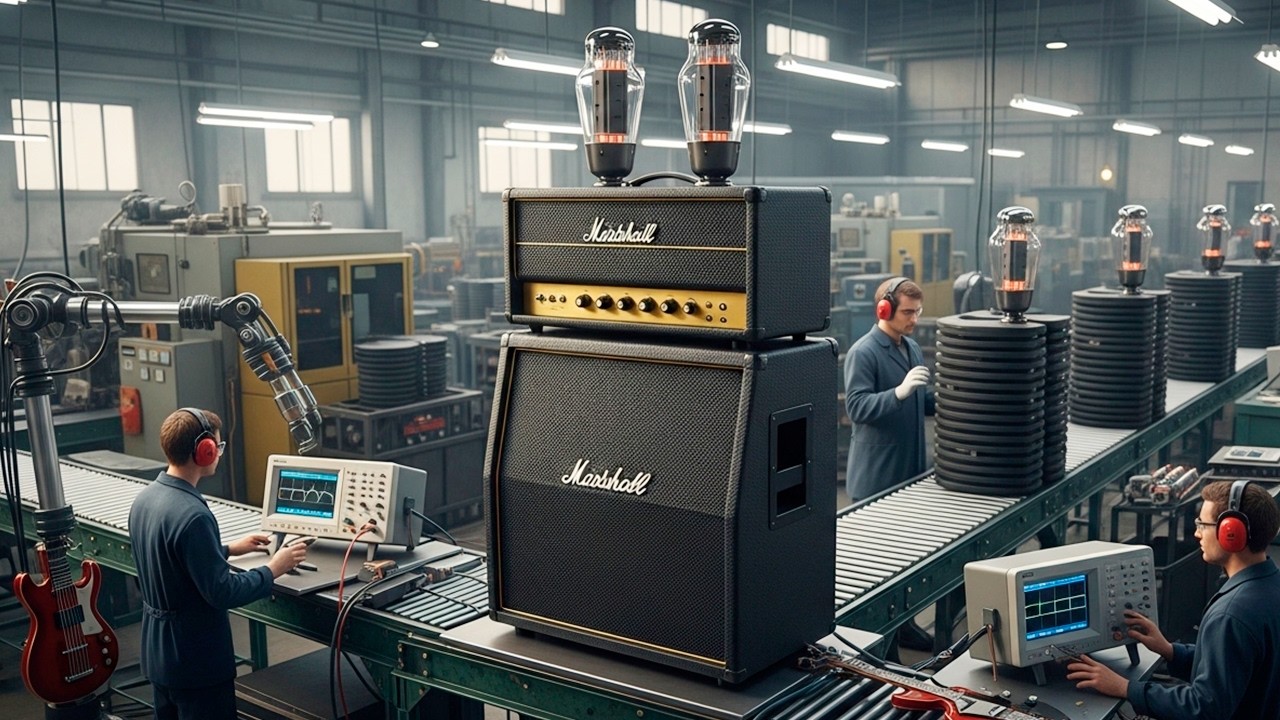 INSIDE the GUITAR AMP FACTORY – How MARSHALL STYLE AMPLIFIERS Are BUILT for ROCK TONE Full Process