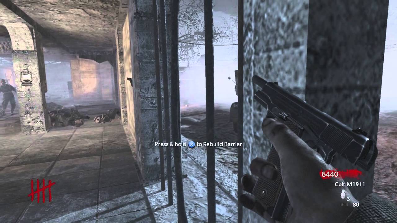 Nacht Der Untoten XBOX 360 Full Gameplay - World at War Zombies
