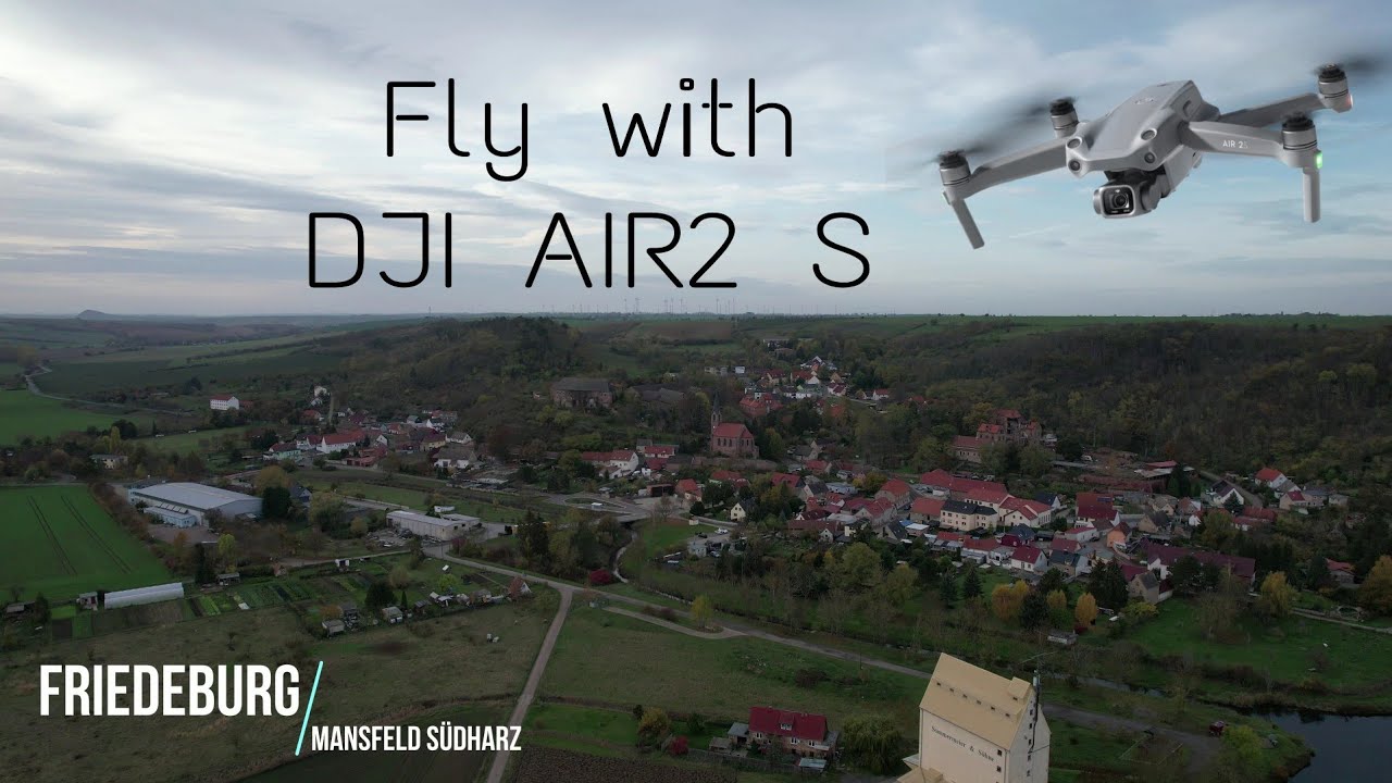 Fly Around Saale mit DJI AIR2S  - FRIEDEBURG-MSH (part2) [4K]