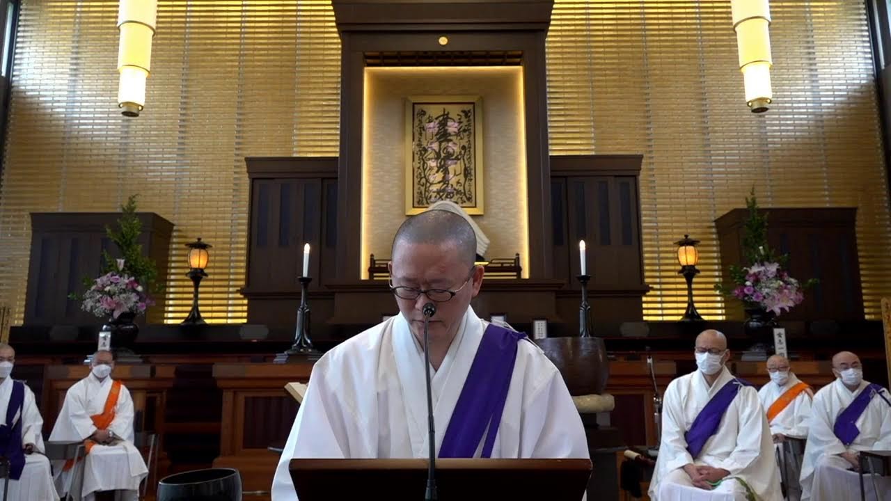3月16日　朝参詣　〽︎末法に弘教の道はふたつあり　開運出世病気平癒　御法門　松井真宏師