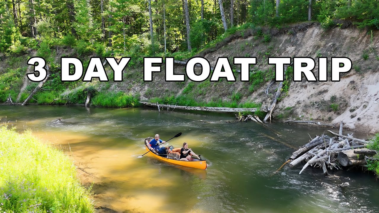 Summer Camping & River Fishing in Michigan