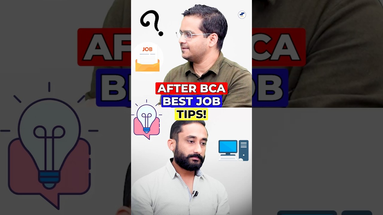 💥Best BCA Jobs Tips✅ After BCA Job Opportunities🤩 Best BCA Skills! #shorts #bcacourse #bcajobs#viral
