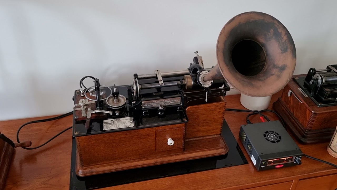 Edison Class M Electric playing cylinder 9294 Contralto Virginia song