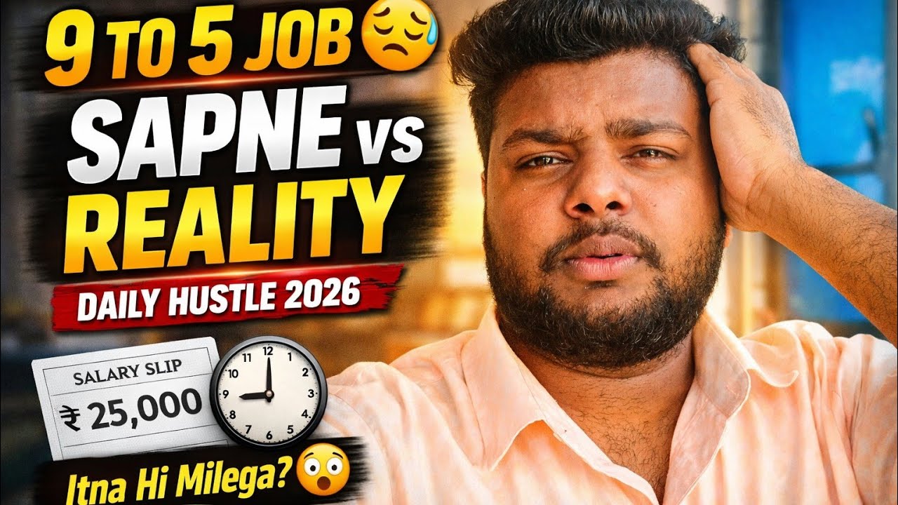  9 to 5 Job Wale Sapne 💼✨ | Daily Hustle Reality 2026