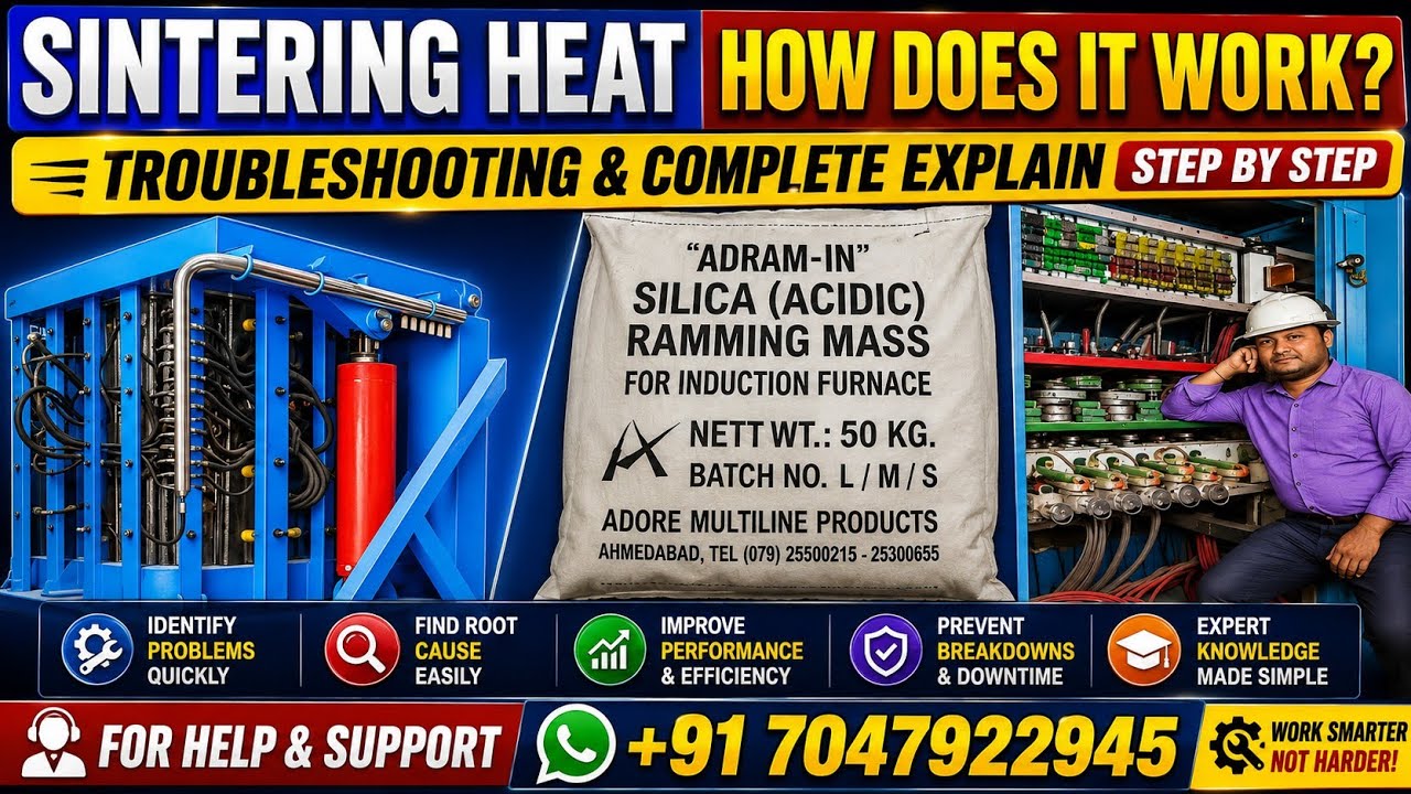 🔥 Sintering Heat कैसे काम करता है? | Induction Furnace Working & Troubleshooting Secrets