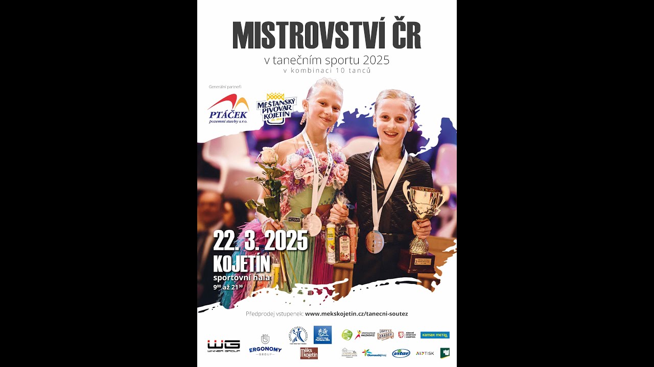 Mistrovství České republiky v tanečním sportu 2025 - v kombinaci 10 tanců