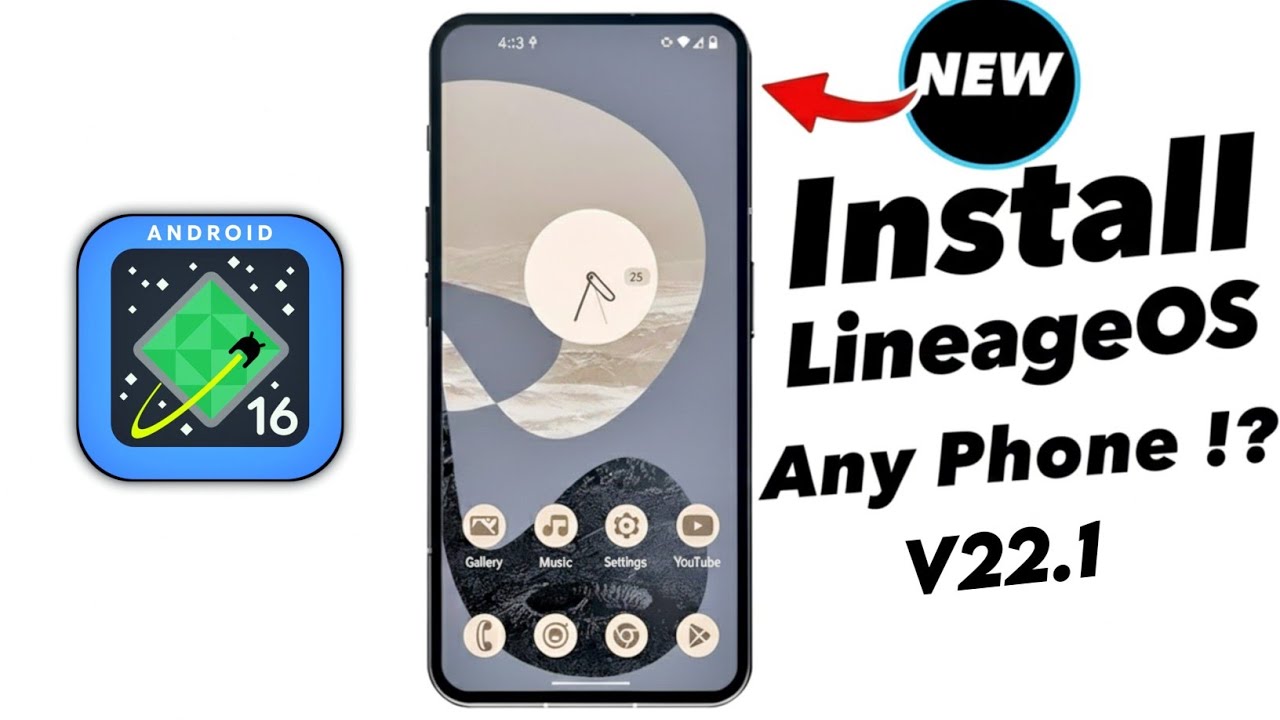 How to Install LineageOS In Any Phone | install LineageOS Android 16 Rom |