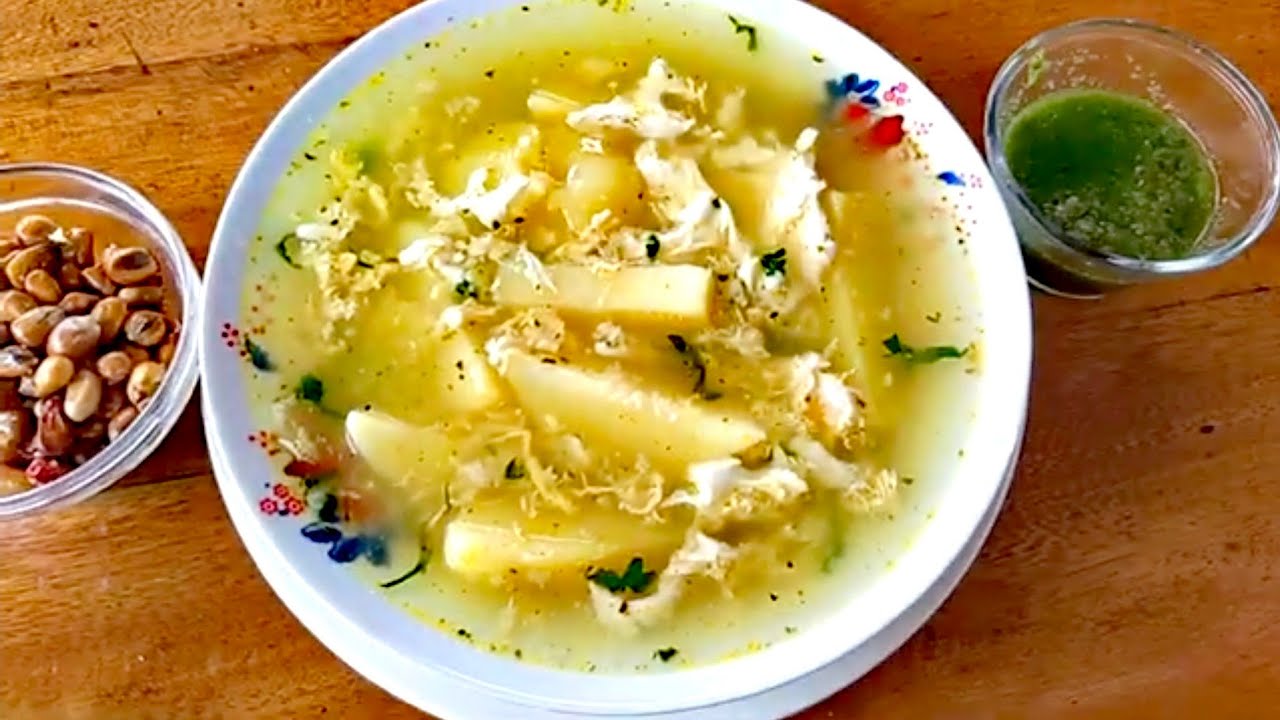 PREPARA ESTE RICO CALDO DE PAPA Y HUEVO/RECETA ORIGINAL/FACIL