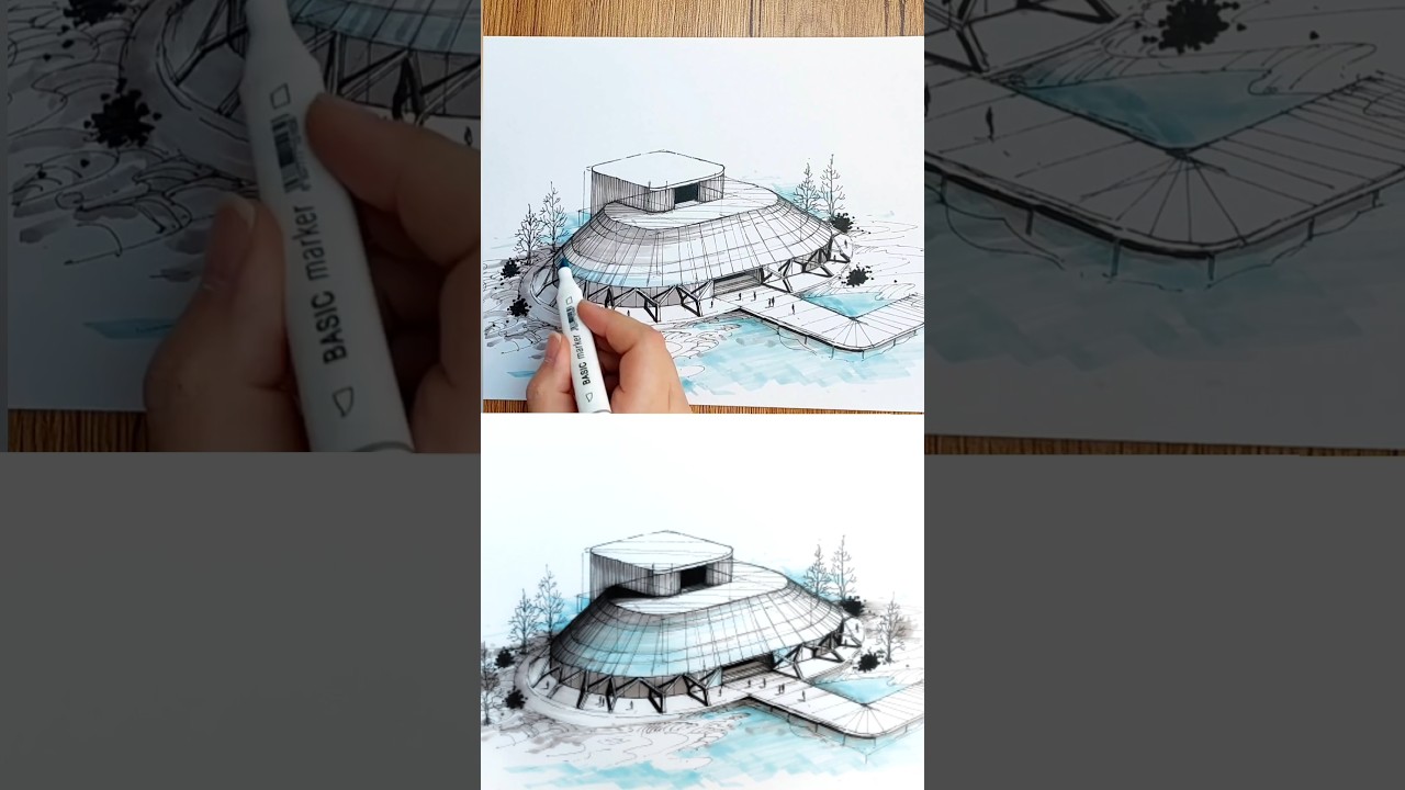 🔹️Form Ideation | Architecture drawing 