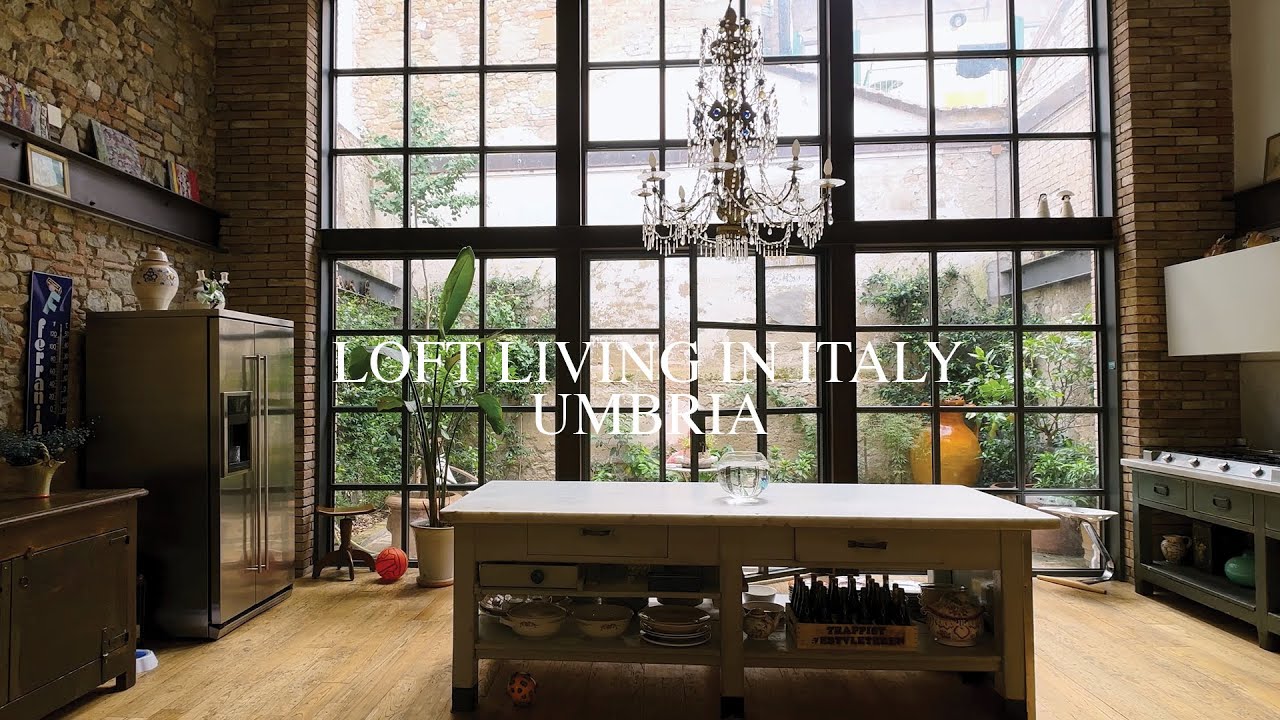 Live the Italian Dream in this Loft style house.