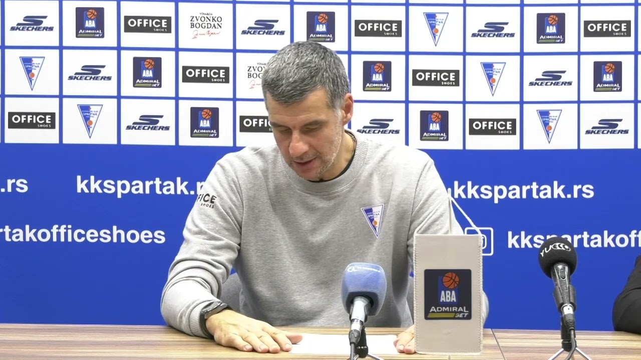 KK Spartak Office Shoes - KK FMP Soccerbet PRESS nakon utakmice