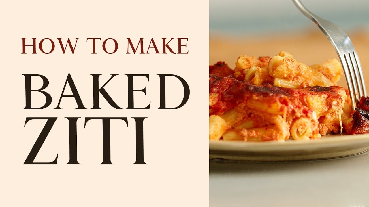 How to make baked ziti