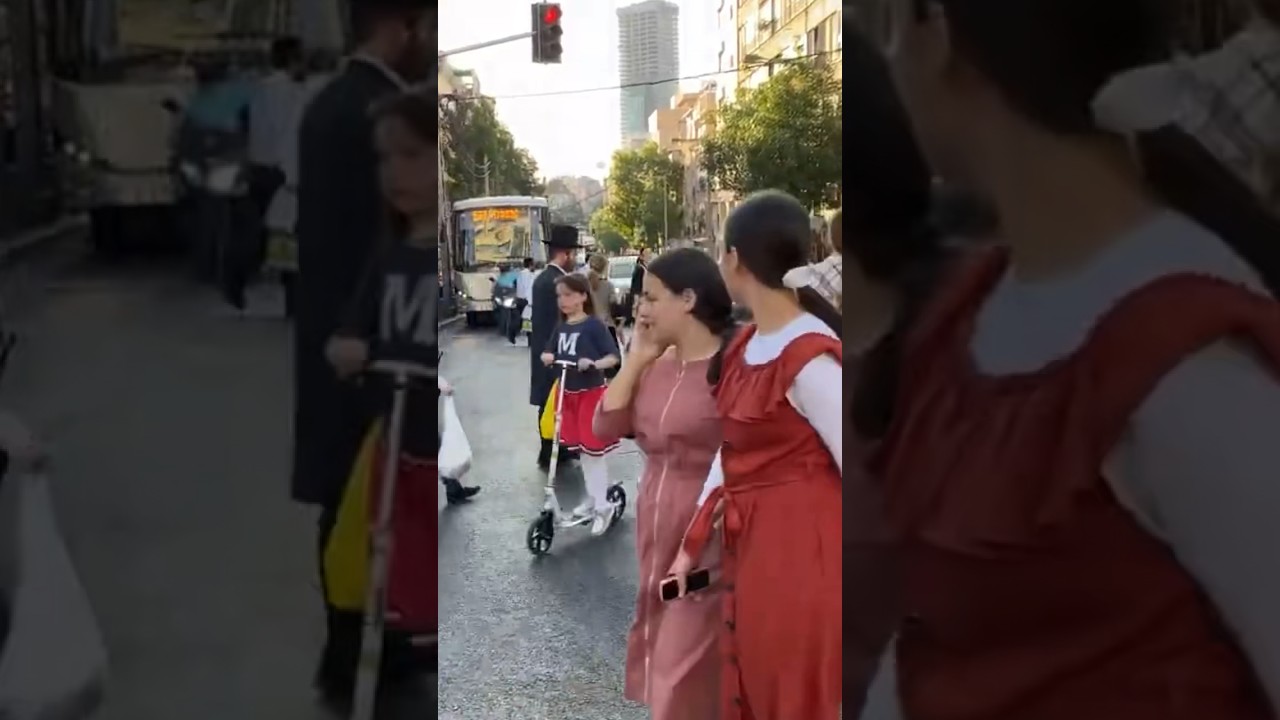 Walking In Bnei Brak (An Ultra Orthodox City In Israel)