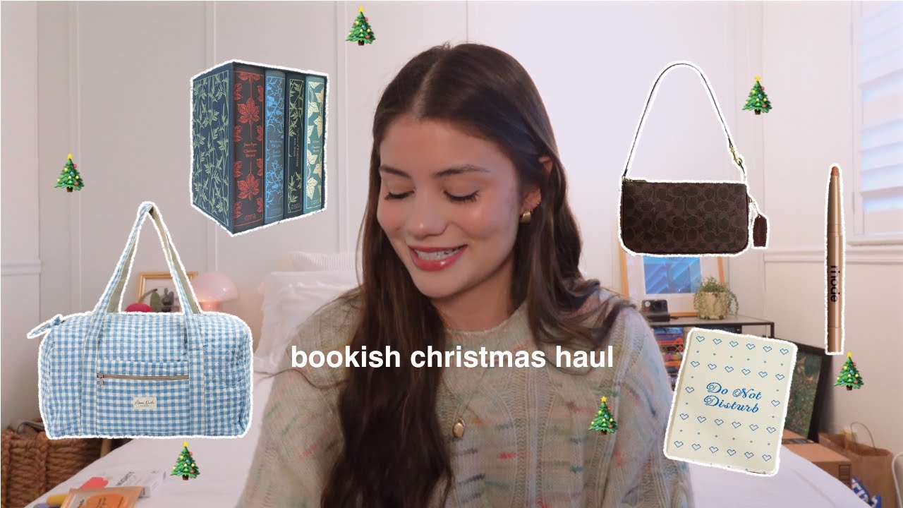 my bookish christmas haul🎄🎀📚🌟