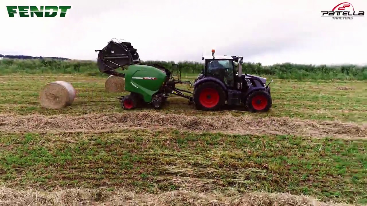 Prova in campo  Fendt 514 + rotopressa Fendt