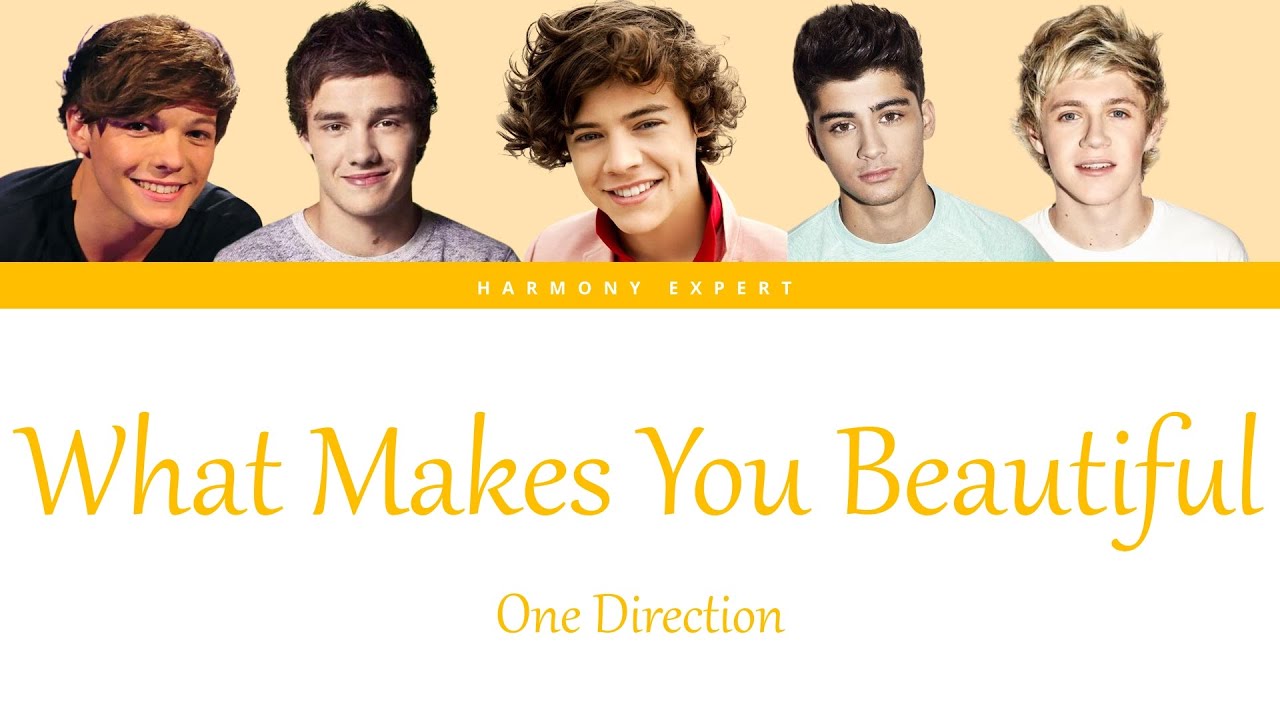 One Direction - What Makes You Beautiful - Color Coded Lyrics