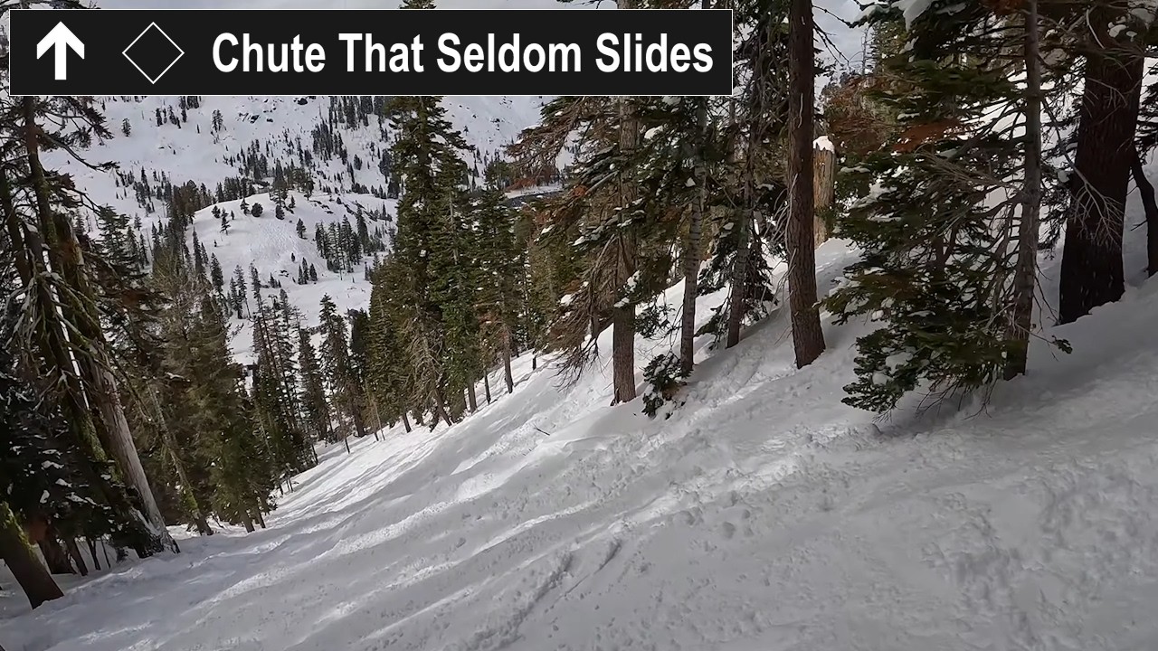 Palisades Tahoe, CA - ◊ Chute That Seldom Slides (2-21-26) [4K]
