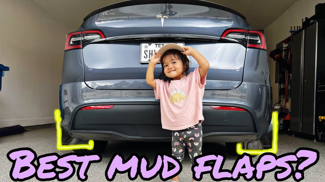Rally Armor Mud Flaps Install on 2023 Tesla Model Y!!