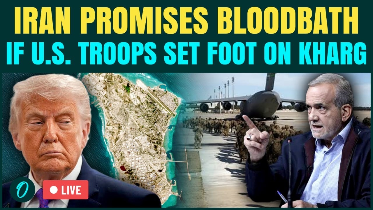 Iran War LIVE: Iran Vows DEADLY STRIKE If U.S. Troops Land On Kharg As Trump Warns To Seize Oil Hub