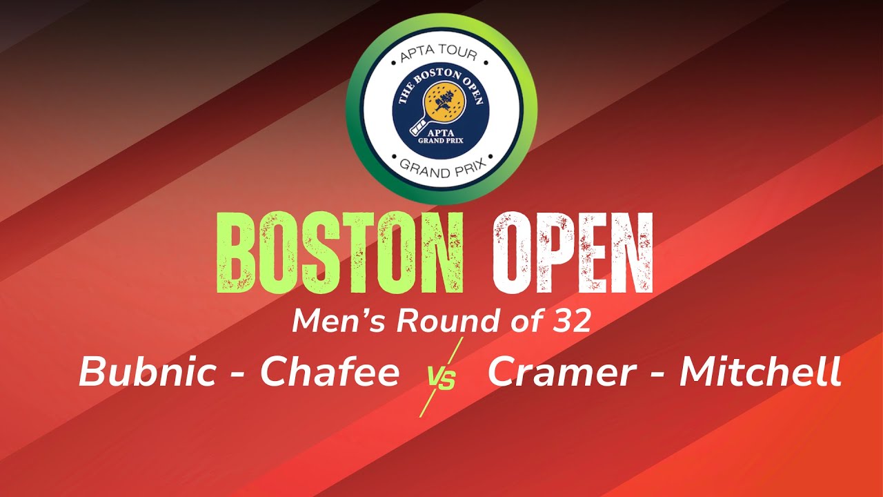 2026 Boston Open - Men's Round of 32 - Bubnic/Chafee vs. Cramer/Mitchell