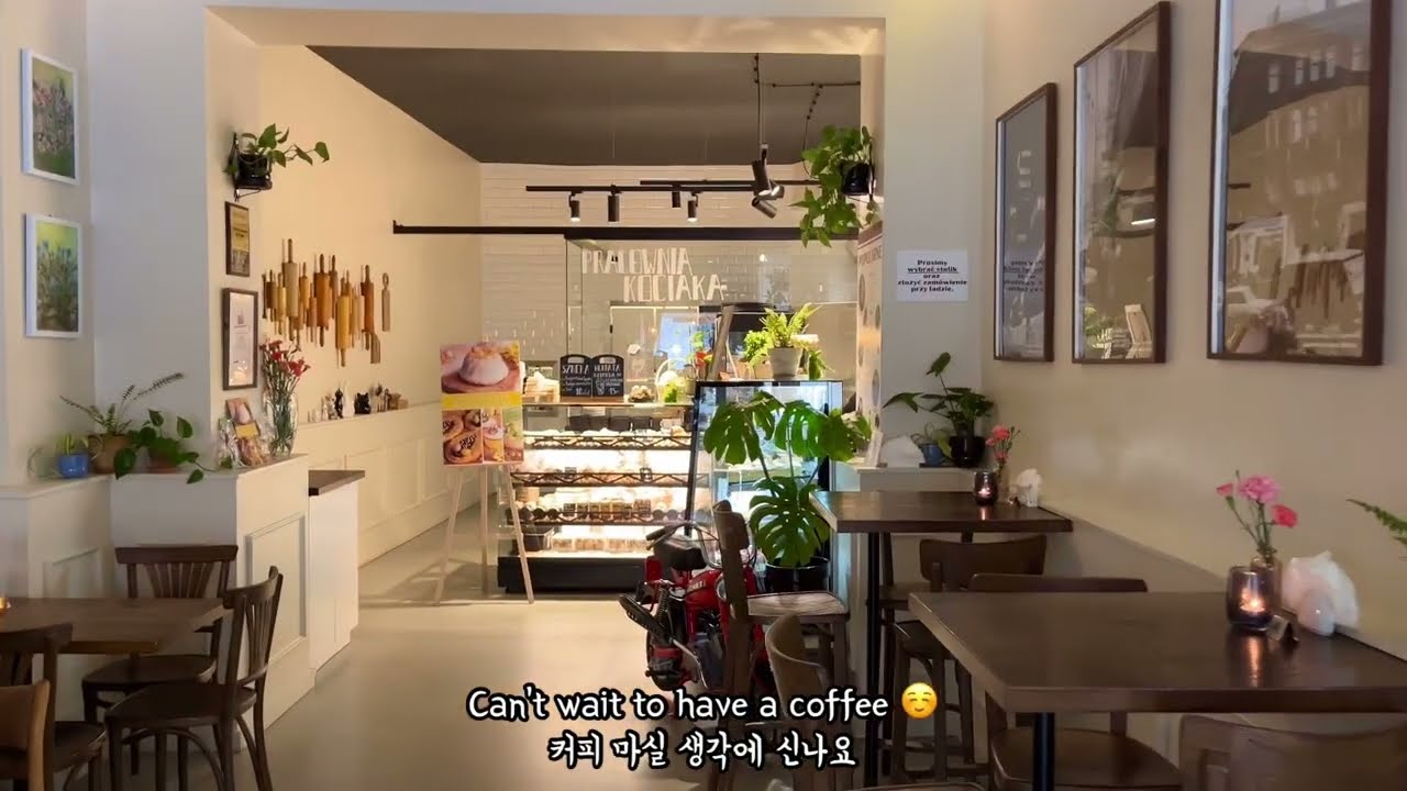 Morning Coffee at Historical Cafe Kociak @ Poznan, Poland