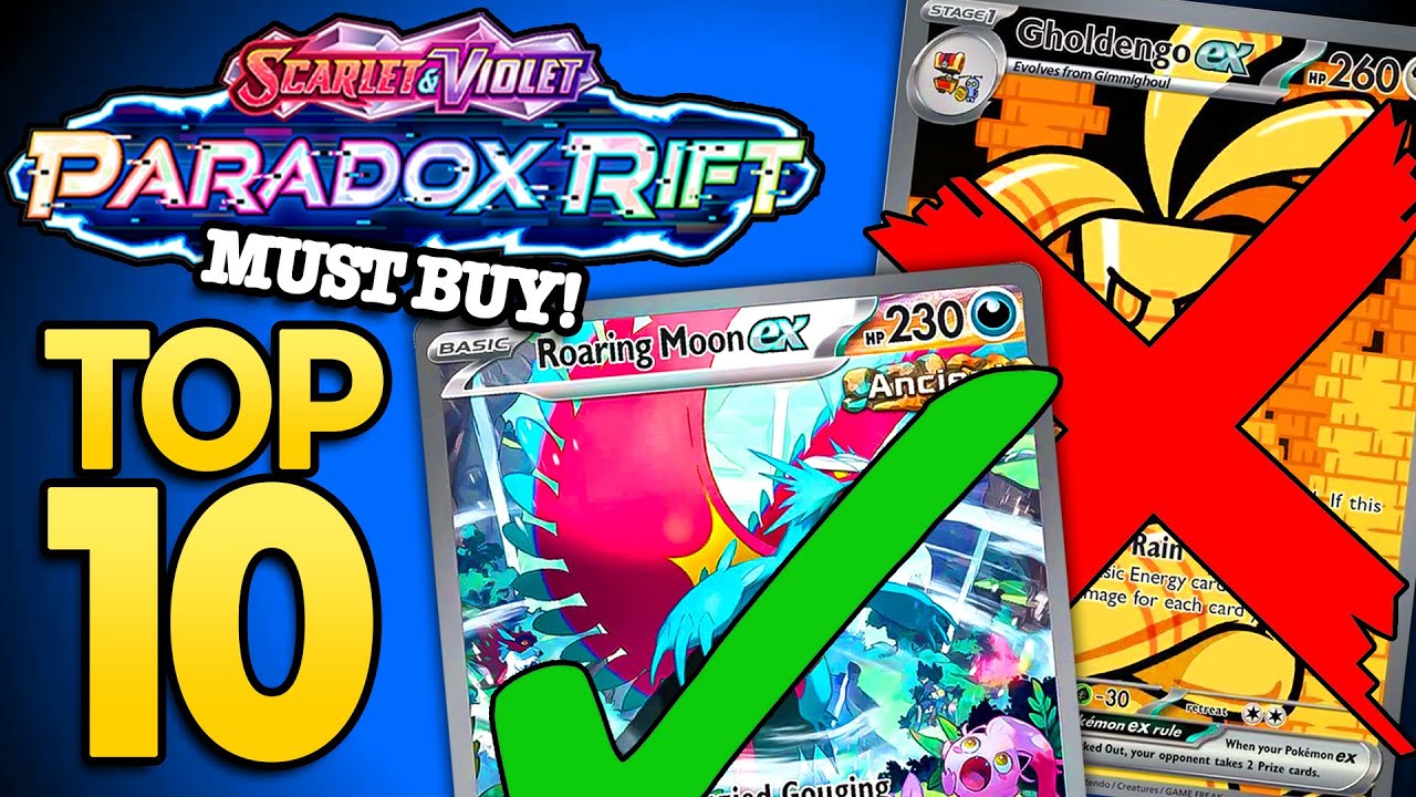 TOP 10 most expensive Pokemon cards from Paradox Rift