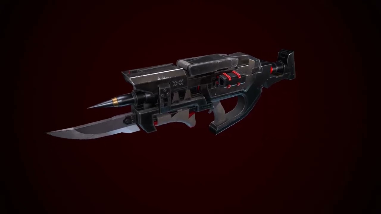 Hard Surface Modeling - Halo Gun