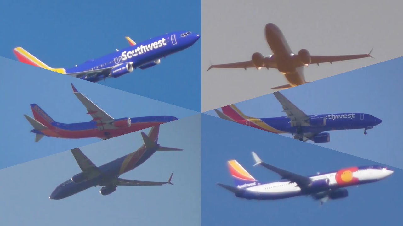 Plane Spotting Compilation: Southwest Airlines Compilation