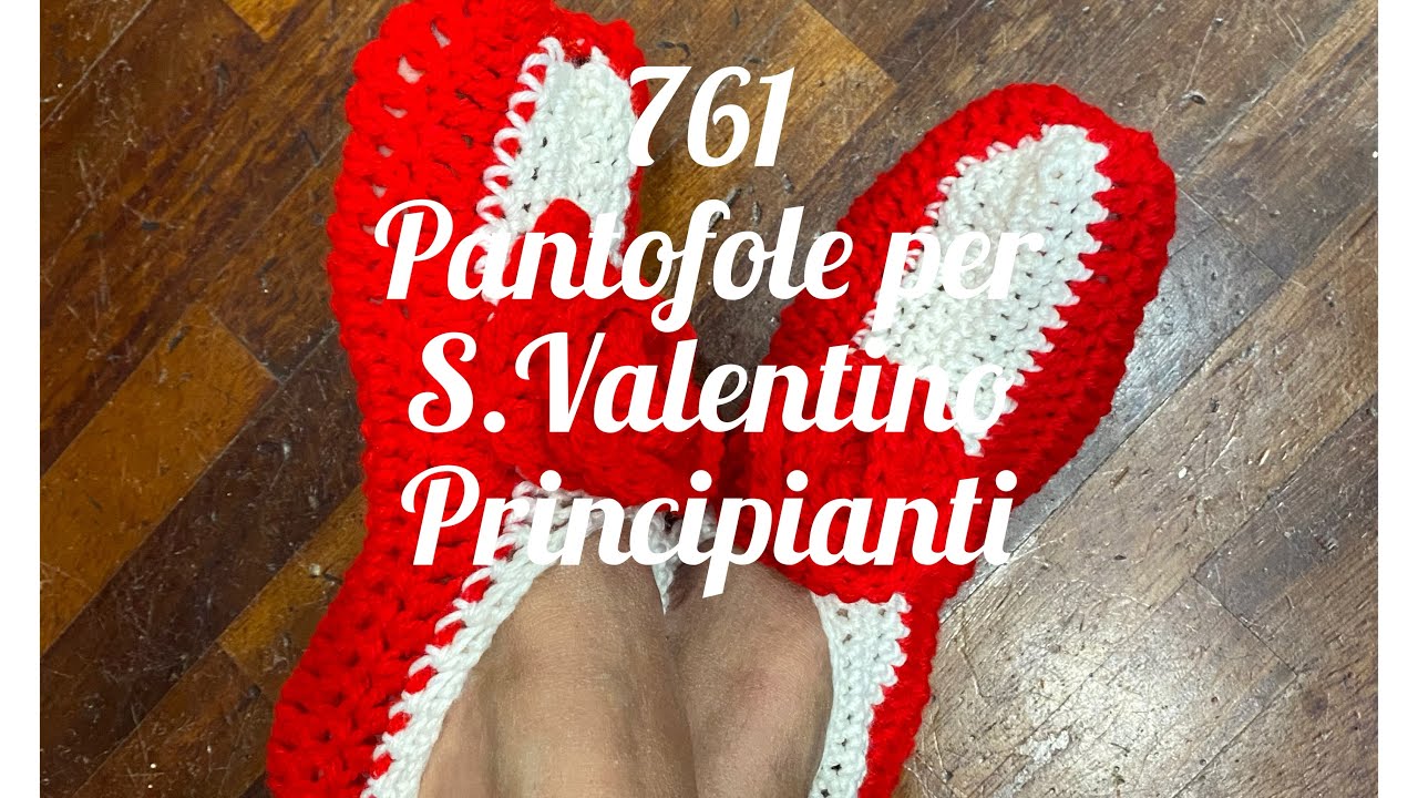 Le pantofole per S.Valentino facilissime