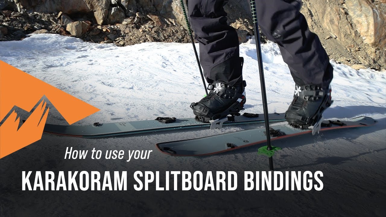 How to use your Karakoram splitboard bindings l Snowcountry