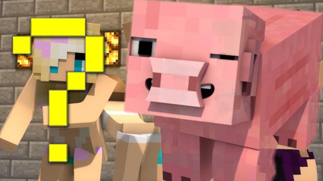 DEN TALANDE GRISENS FLICKVÄN | Minecraft Kortfilm