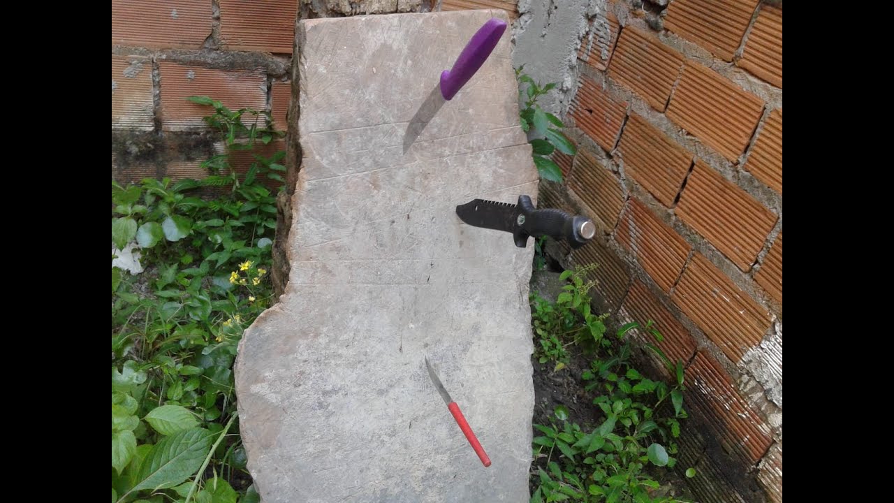 Como Arremessar Facas!/ How to Throw Knives/ Como Tirar Cuchillos