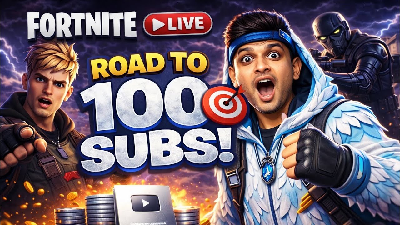 Fortnite Live Stream 🔥 Road to 100 Subs | Join the Journey!