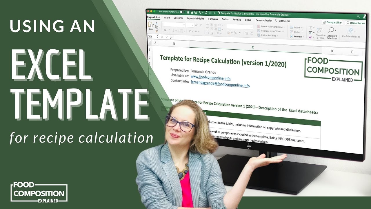How to make Recipe Calculation using Excel (Recipe Calculation Template)