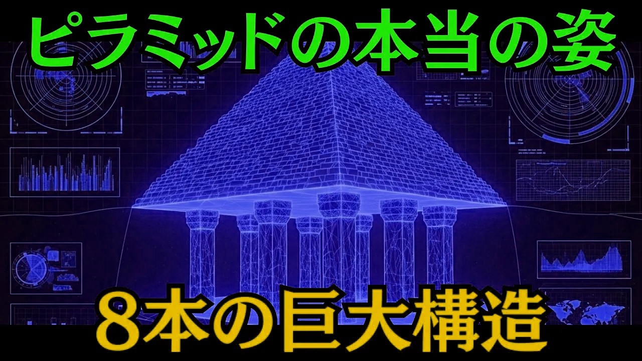ピラミッドの地下に8本の巨大な柱があった なぜかエジプト政府が激怒【ミステリー 怖い話】