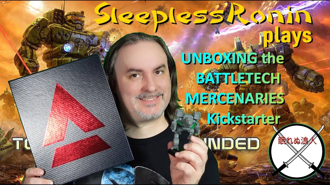 Unboxing the Battletech Mercenaries Kickstarter with SleeplessRonin