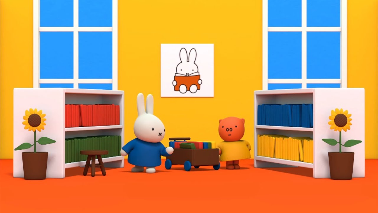 Miffy at the Library | Miffy | Cartoons for kids