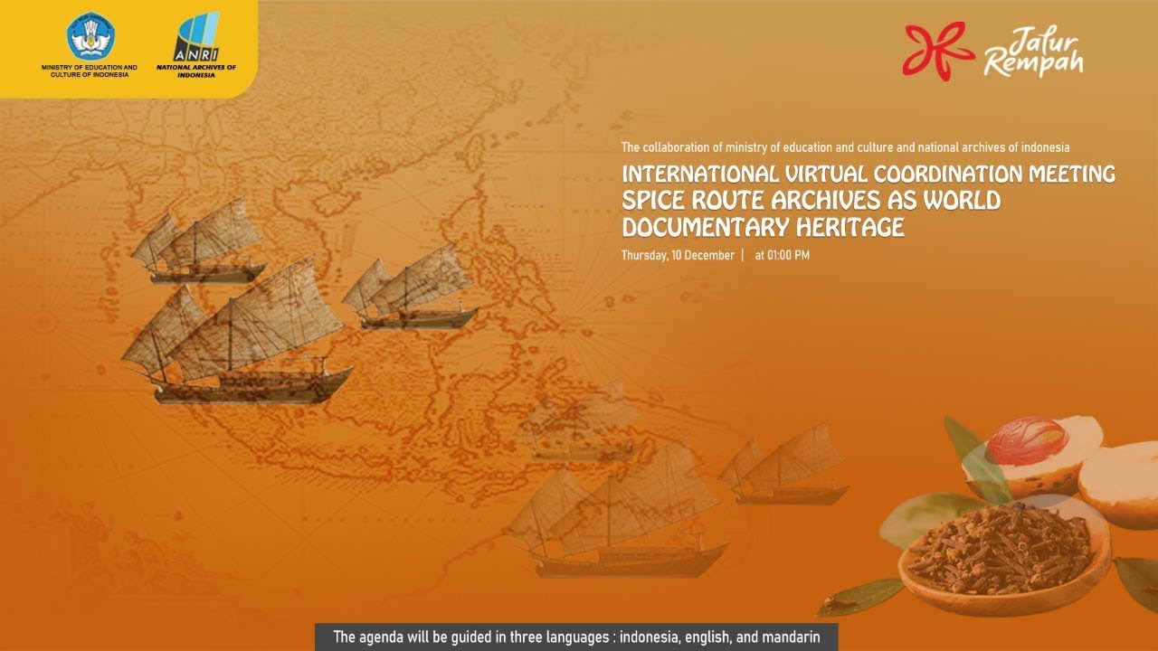 Penelusuran Arsip Jalur Rempah di Luar Negeri || Spice Route Archive as World Documentary Heritage