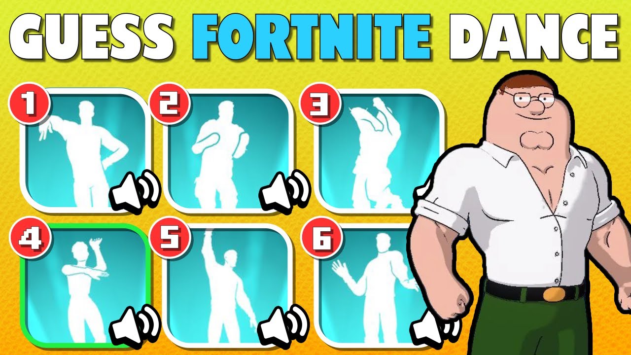 Guess The Fortnite DANCE By The MUSIC | Fortnite Quiz